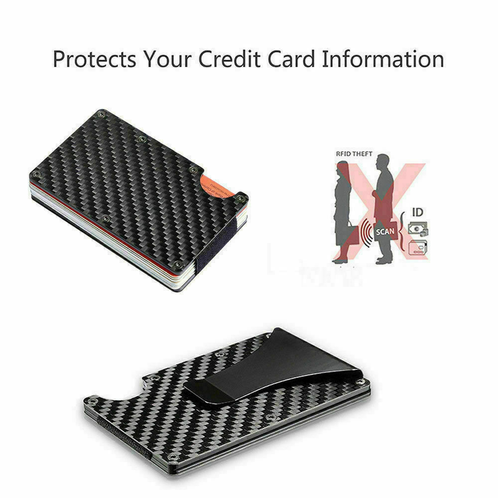 RFID Blocking Carbon Fiber Wallet