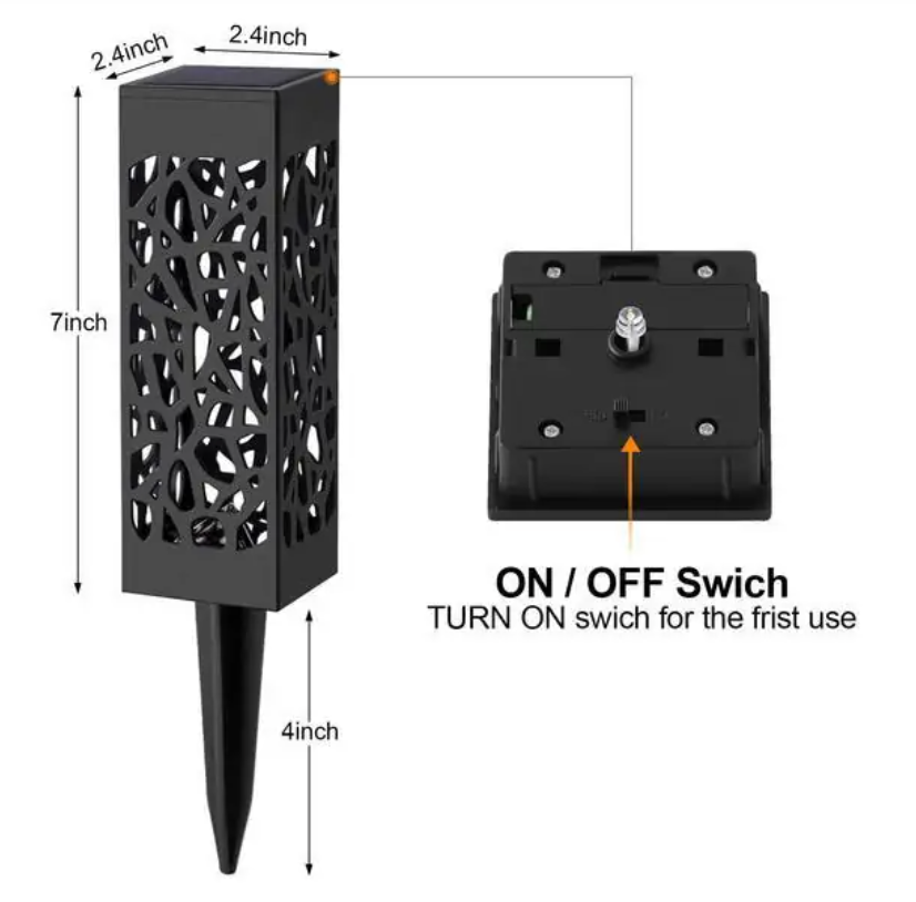 Solar Powered Waterproof Garden Light