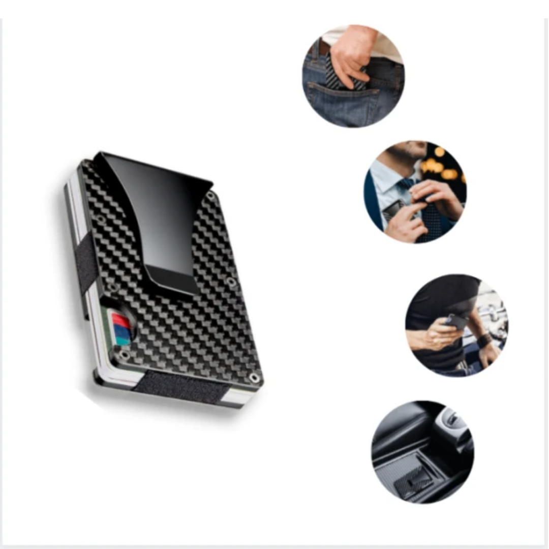 RFID Blocking Carbon Fiber Wallet